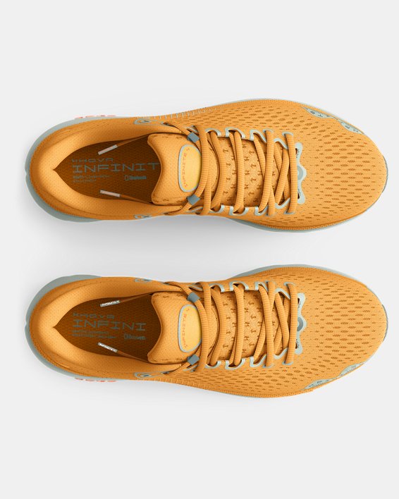 Women's UA HOVR™ Infinite 4 Running Shoes, Yellow, pdpMainDesktop image number 2